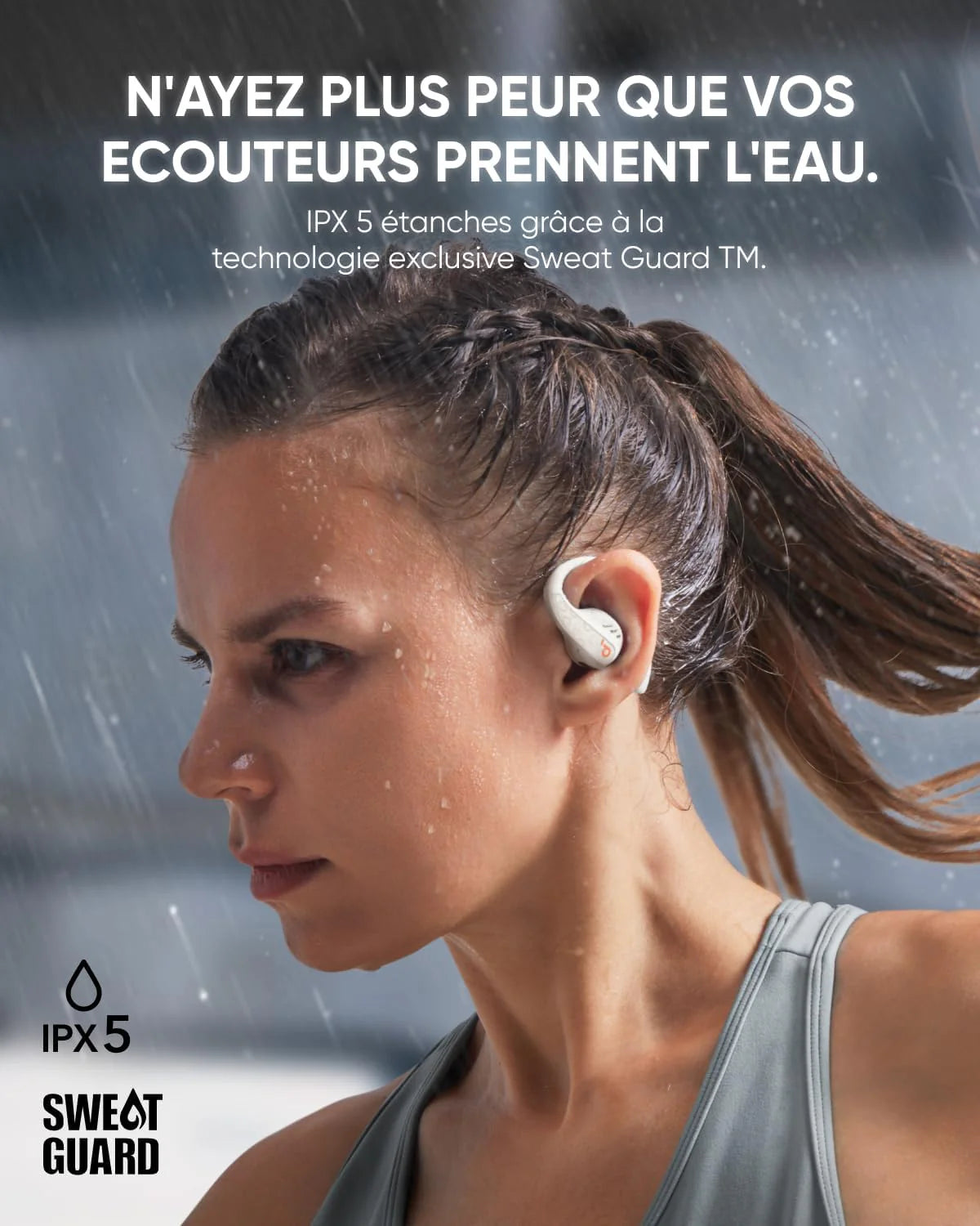 soundcore AeroFit Pro | Écouteurs de sport ouverts sécurisés