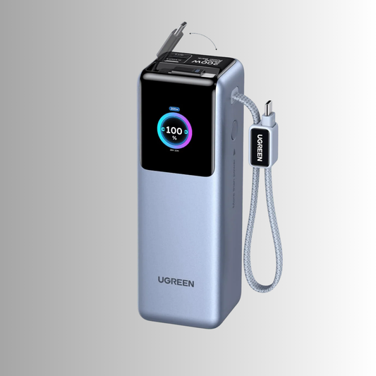 UGREEN 200W Power Bank 25000mAh (Built-in Cable)