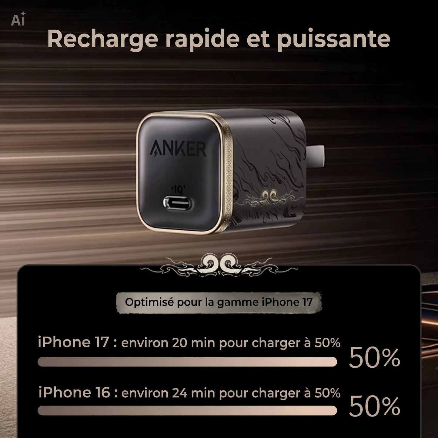 Anker x Black Myth Wukong 45W GaN charger
