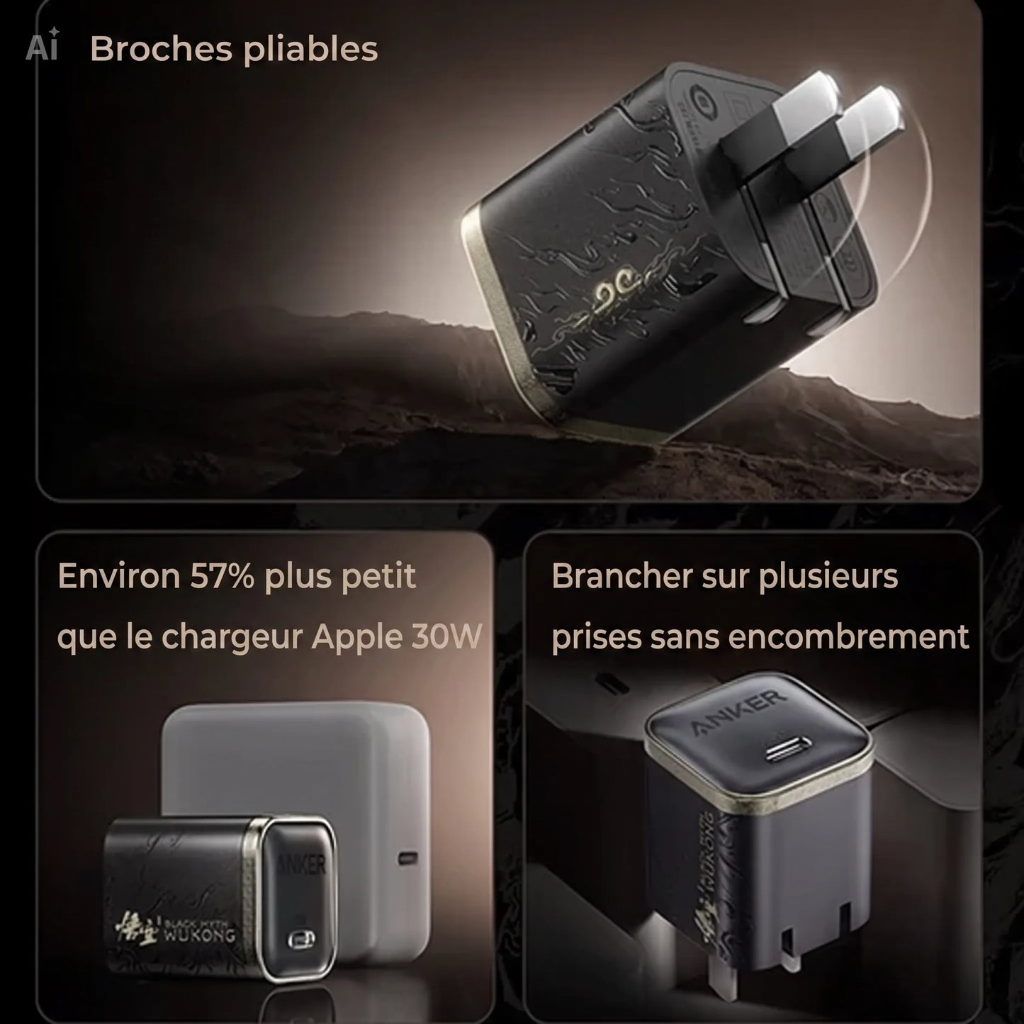 Anker x Black Myth Wukong 45W GaN charger