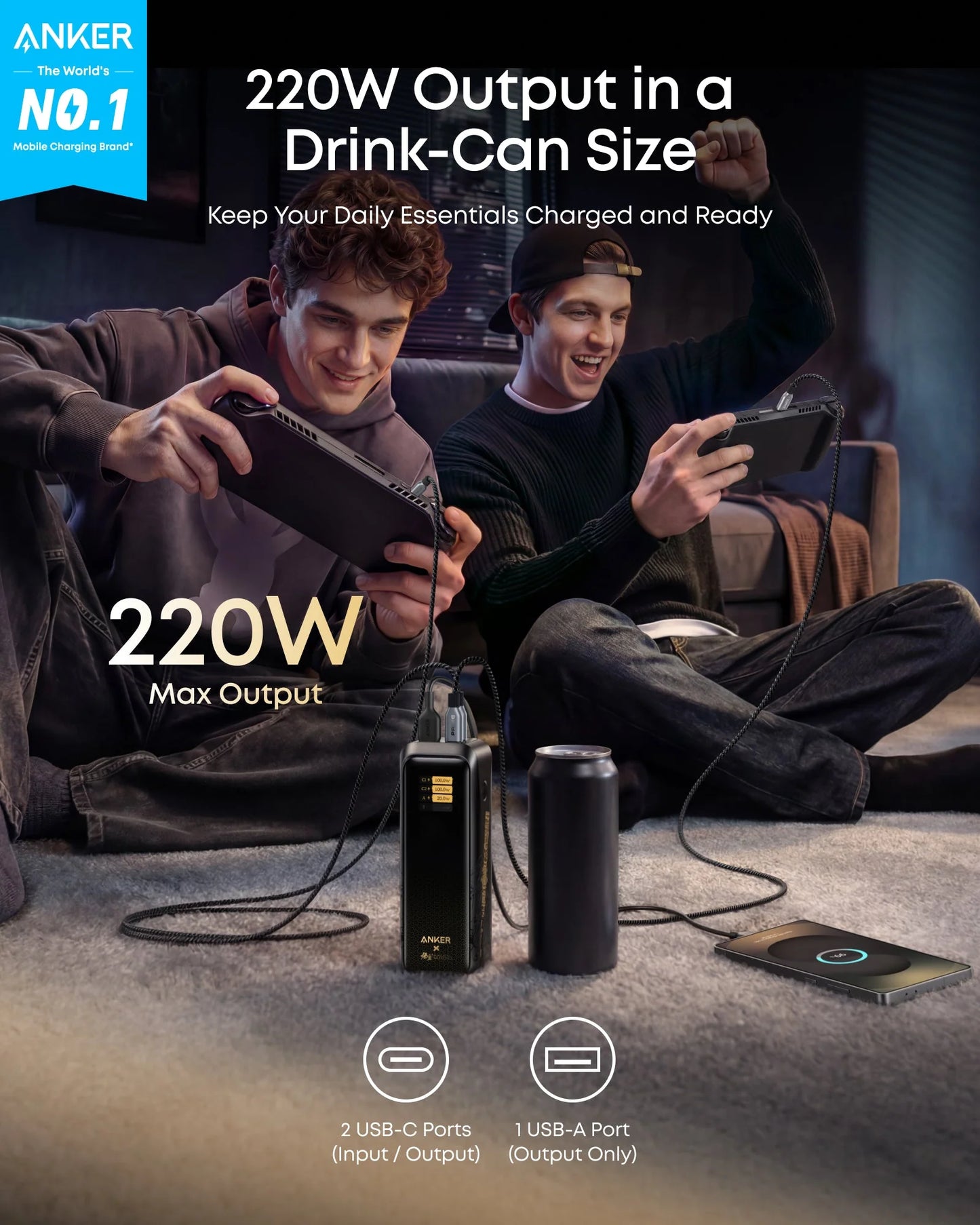 Anker Prime Power Bank (20K, 220W)  Black Myth: Wukong Limited Edition