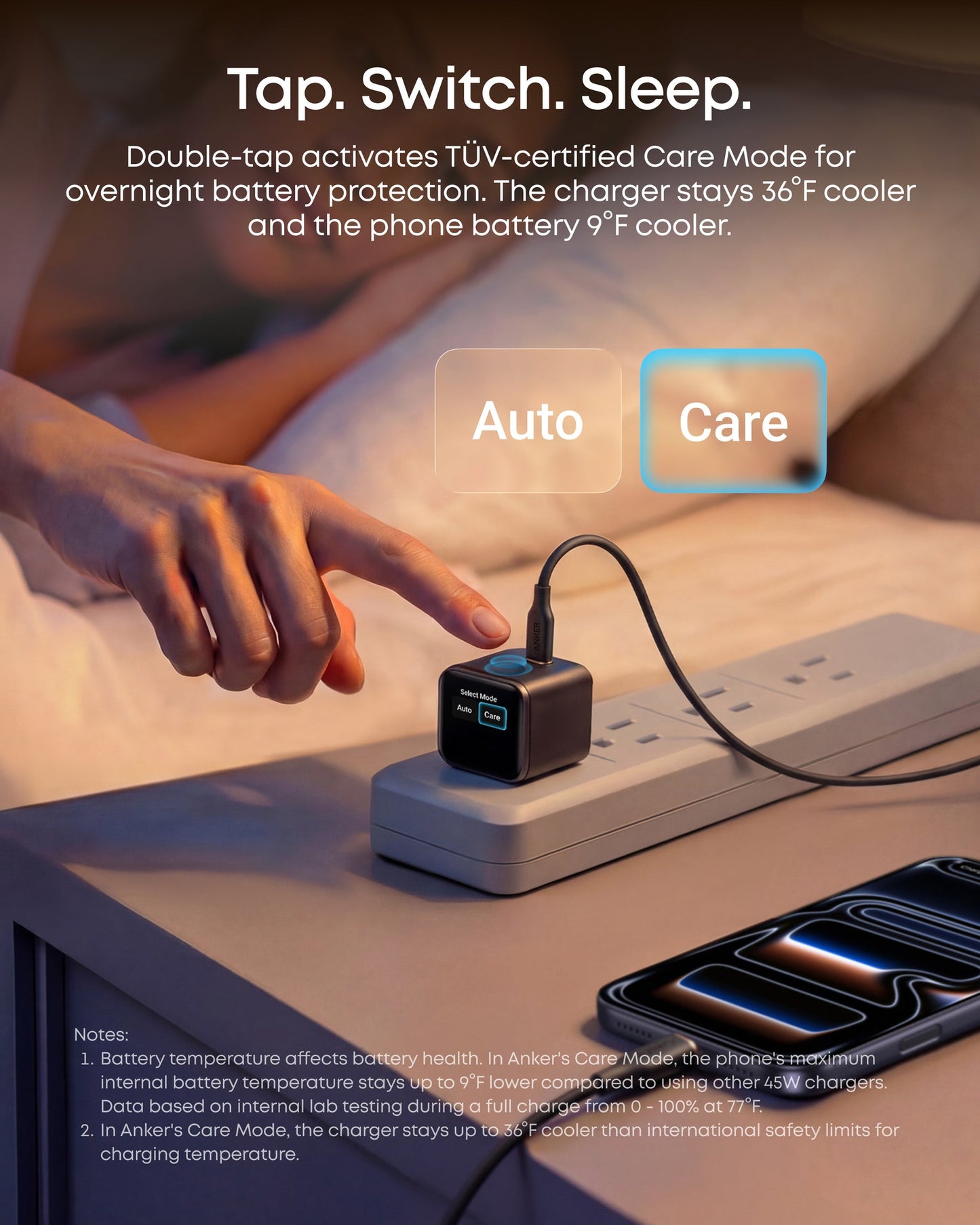 Anker Nano 45W GaN Charger avec ecran (A121D)
