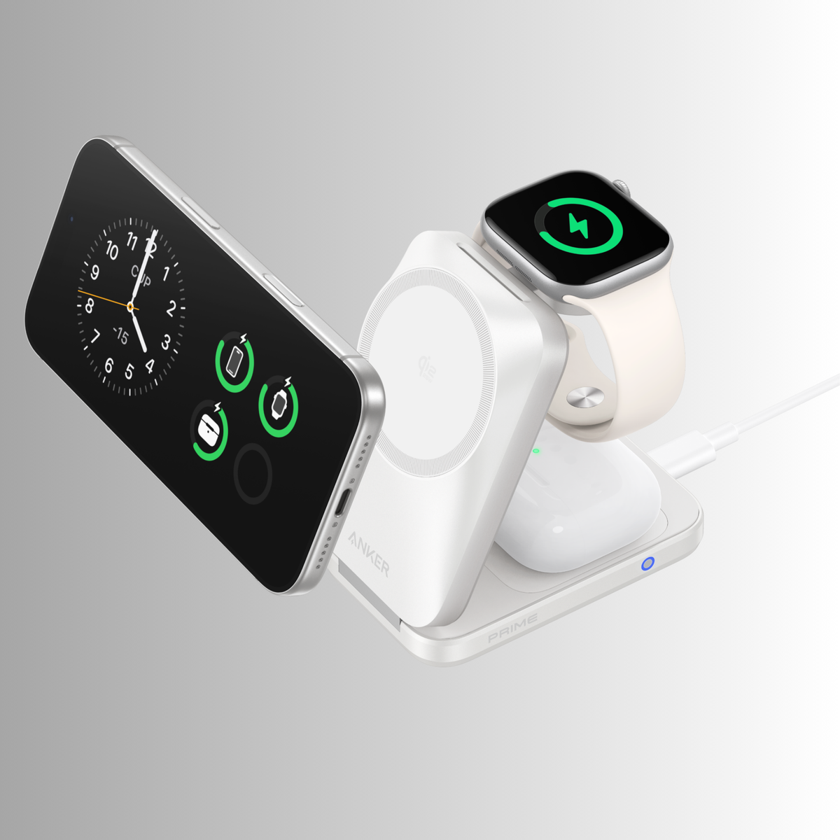 Anker Prime Wireless Charging Station (3-in-1, MagGo, AirCool, Foldable)