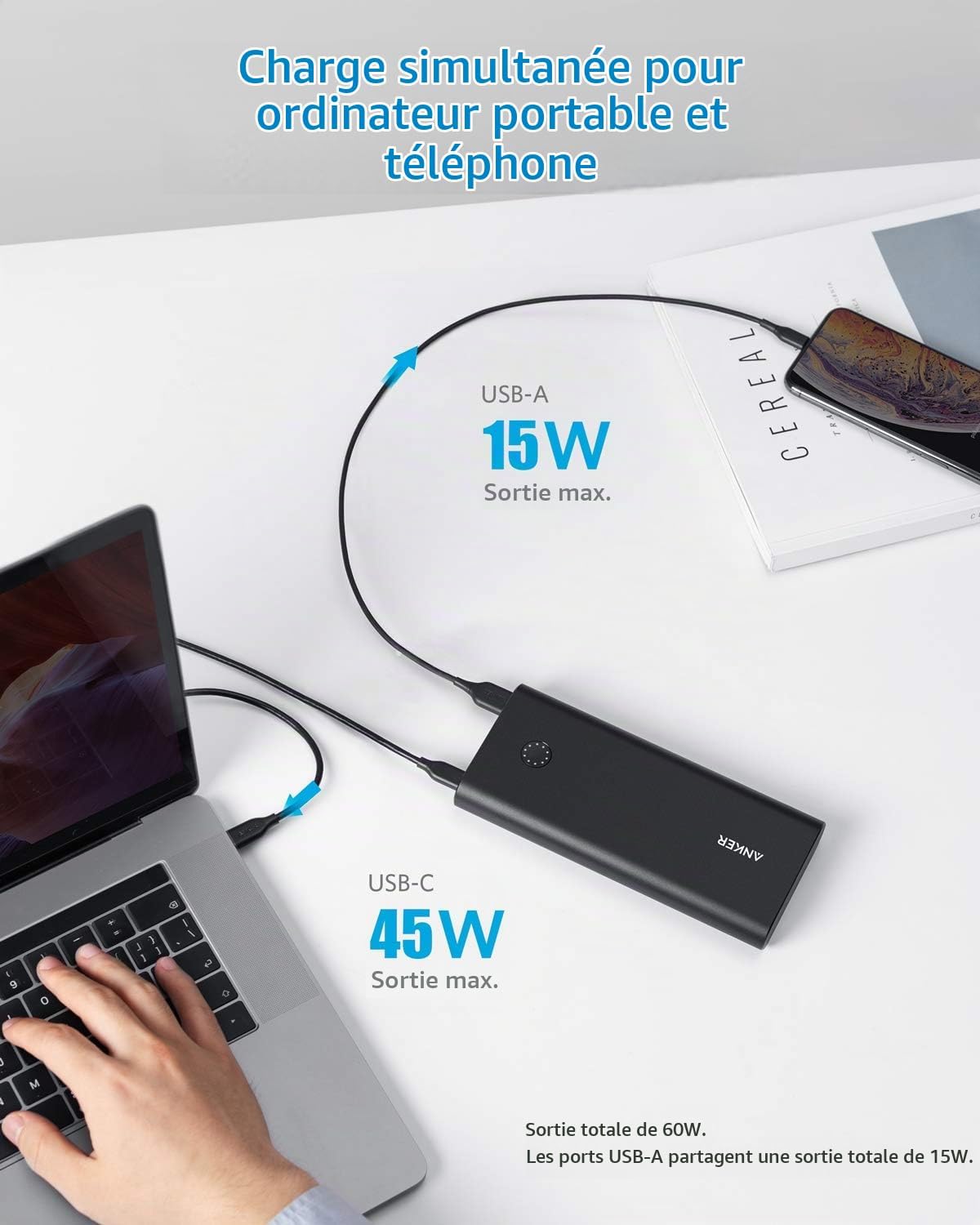Anker PowerCore+ powerbank  (26800 PD 45W)