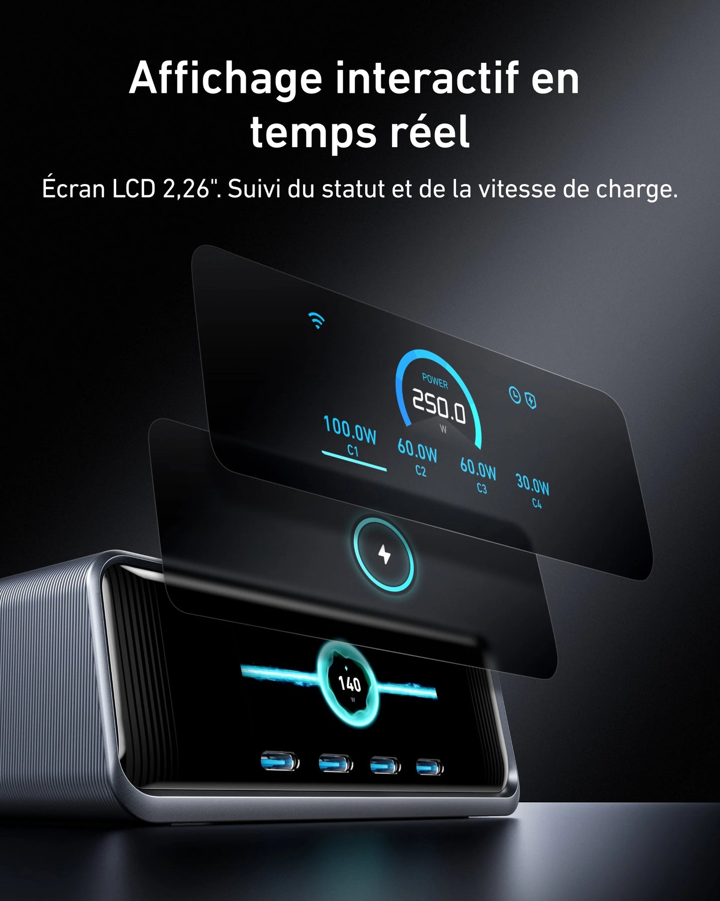 Anker Prime 250W 6-Port GaNPrime – IntelligentPower Station-