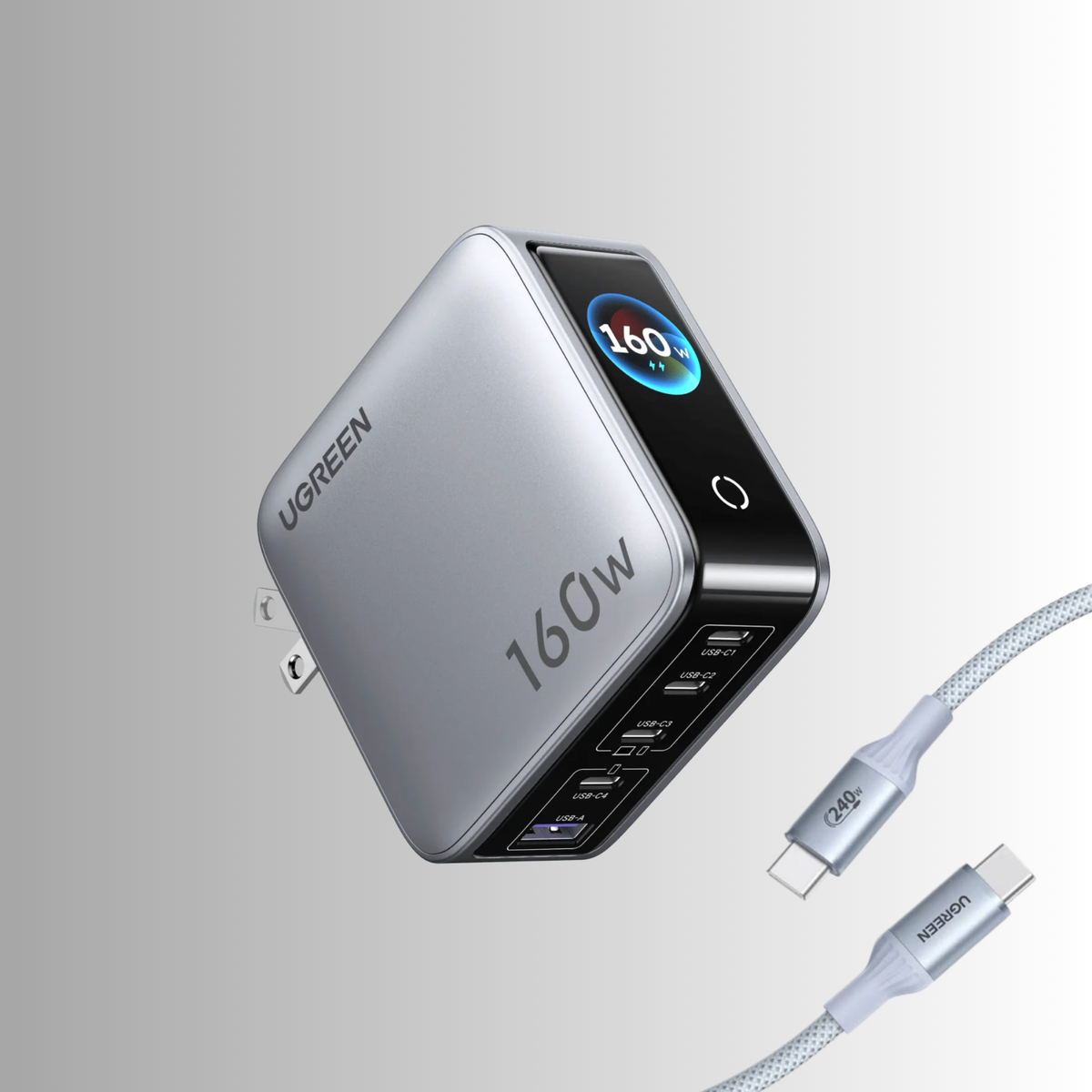 UGREEN Nexode Pro 160W 5-Port USB-C Charger